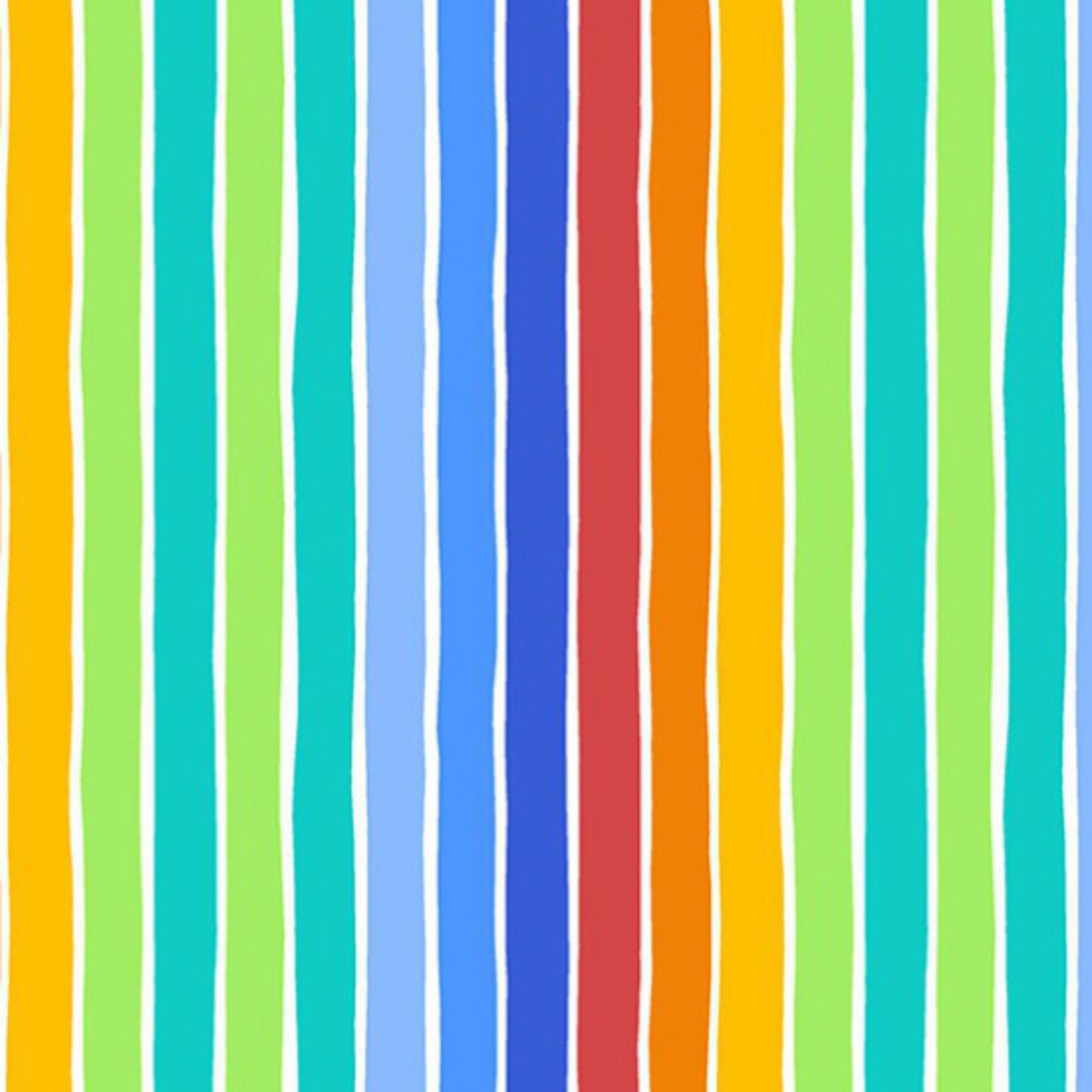 Striped Spaced Out Colour 104 as a Fat Quater image 0